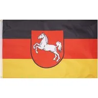 MUWO Flagge MUWO "Deutschland" Flagge 90 x 150 cm, doppelter Saum an den Rändern für hohe Reißfestigkeit
