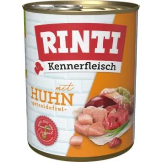 RINTI Kennerfleisch Nassfutter Hund, Adult, Dose, Huhn 12x800 g