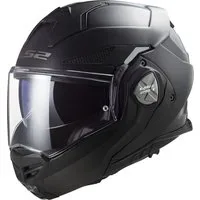 LS2 Motorradhelm FF901 Advant X Solid Klapphelm, vorbereitet für Kommunikationssystem,Notfallsystem-Polsterung (EQ