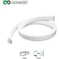conecto Geflechtschlauch conecto CC50325 Universeller Polyester-Kabelschlauch, selbst zusammenz
