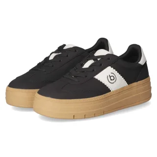 Bugatti Low Sneaker YAS - Gr. 36 - Schwarz - Synthetik