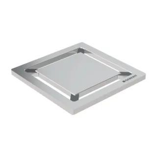 Geberit Designrost Square 154312001 8 x 8 cm, für bodenebene Dusche