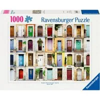 Ravensburger Puzzle Schöne Türen in der französischen Provinz, 1000 Puzzleteile, Made in Germany