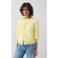 s.Oliver Cardigan Strickjacke Strickjacke aus Alpaka-Mix mit Halbarm