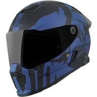 Bogotto Motorradhelm Rapto Demon Helm, vorbereitet für Kommunikationssystem,geeignet für Brillenträger,v
