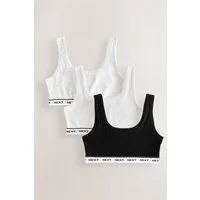 Next Crop-Top Kurztops, 3er-Pack (3-tlg)