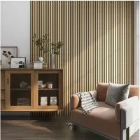 neu.holz 3D Wandpaneel, (Set, 12-tlg) »Vang« Akustik Wandpaneel Eiche, hell 8,64m²
