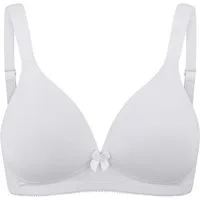Naturana Bügelloser BH Basic (1-tlg) Schalen-BH ohne Bügel - Nahtlose Cups, Gepolsterte Entlastungsträger