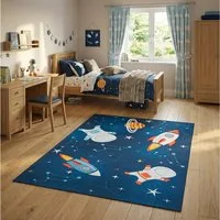 Tapiso Kinderteppich SNOOKI, rechteckig, Höhe: 5 mm, Bunter Kinderteppich, weich, robust und leicht zu reinigen