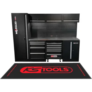 KS TOOLS Werkstatt-Schranksystem, Edelstahlplatte - 866.6000