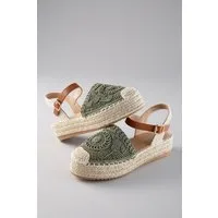 Aniston SHOES Plateausandale Häkel-Sandale, Sommerschuh, Urlaubsschuh - NEUE KOLLEKTION