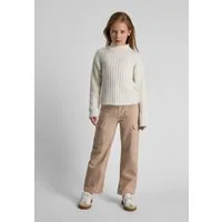 MINOTI Strickpullover Flauschiger Pullover mit Rundhalsausschnitt (2y-14y)