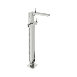 Keuco Wannenarmatur Edition 11 51127, freistehende Montage, Edelstahl-finish, 51127060100 51127060100