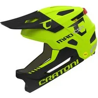Cratoni Fahrradhelm Kinderhelm Madcat MIPS, Fullfacehelm für Kinder Gr. S/M (49-56 cm)