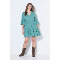 Studio Untold Minikleid Kleid kurze A-Line Musselin Volants