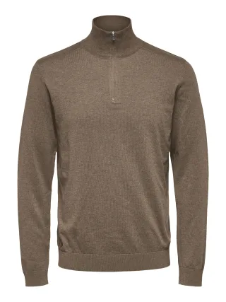 SELECTED MEN - SLHBERG LS HALF ZIP NOOS - Gr. - XL