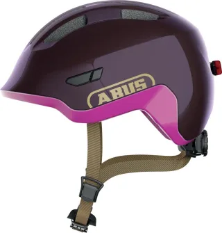 Abus Smiley 3.0 ACE LED Kinder-Helm royal purple S (45-50 cm)