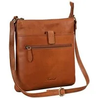 Benthill Umhängetasche Damen Echt Leder Shopper Handtasche Schultertasche Beutel Ledertasche, Schultergurt / Umhängegurt Reißverschlussfach