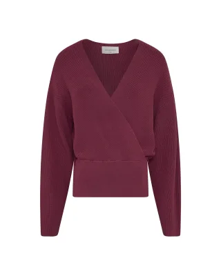 msch copenhagen - MSCHArisha Thamira V Pullover Rhododendron - Gr. - L