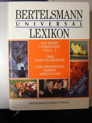 Bertelsmann Universal Lexikon. Ausgabe 1997. Das Wissen unserer Zeit von A - Z. Über 70.000 Stichwörter
