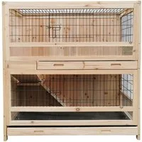 MYPETS Kleintierstall Hasenstall HOPPEL XXL Kaninchenstall Stall Käfig