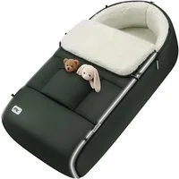 monzana Fußsack, Kinderwagen Buggy Winterfußsack - Winter, Wasserabweisend, Grün