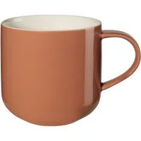 ASA SELECTION Becher COPPA Henkelbecher red clay 0,4 l, Porzellan, Geschirr