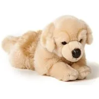 Uni-Toys Kuscheltier Golden Retriever, liegend - 39 cm (Länge) - Plüsch-Hund - Plüschtier, zu 100 % recyceltes Füllmaterial