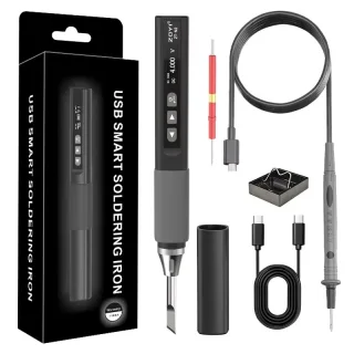 ZOYI N2 Smart Soldering Iron Multimeter 75W High Power Adjustable Temperature OLED Display Type C Fast Charging Professi