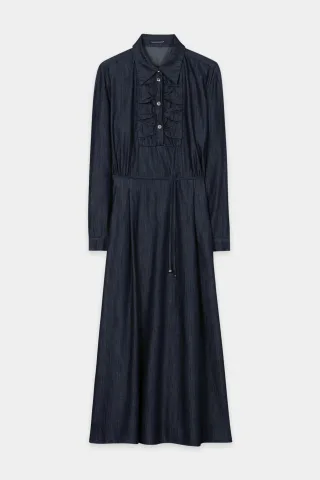 Luisa Cerano - Kleider Weiblich denim blue - Gr. - 38