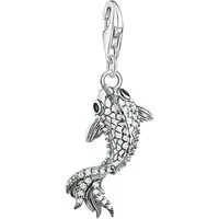 THOMAS SABO Charm-Einhänger Koi mit Zirkoniasteinen, mit Zirkonia (synth)