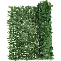 KOMFOTTEU Gartenzaun Sichtschutz, künstliche Hecke, aus PE, 150 x 240cm