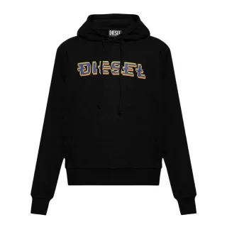 Diesel Herren Pixel-Logo Hoodie (Schwarz)