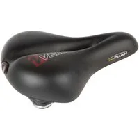 Velo Fahrradsattel Sattel Velo Plush Gel Elasto Herren anatomisch wasserdicht schwarz