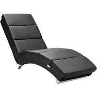 Casaria Relaxliege London, 1 Teile, XXL 186x89x55cm Ergonomisch Kunstleder Gepolstert 180kg Belastbarkeit