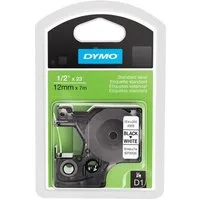 DYMO Beschriftungsband 45013 Schriftband schwarz/weiß