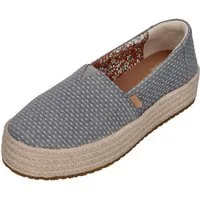 TOMS VALENCIA Espadrille Niagara Mist Chambray Dot