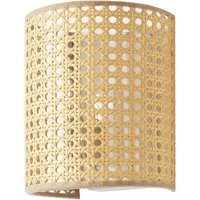 lux.pro Wandleuchte, ohne Leuchtmittel, »Ascot« in Rattanoptik