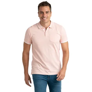 Herren Polo-Shirt aus Baumwolle mit kurzen Ärmeln und Tasche PRI2631