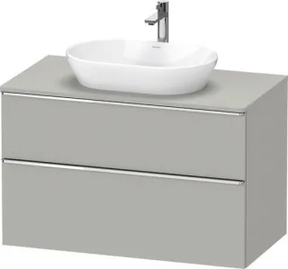 Duravit D-Neo Konsolenwaschtischunterbau wandhängend Betongrau Matt 1000x550x664 mm - DE496801007000 DE4968010070000
