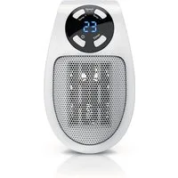Brandson Keramikheizlüfter, 500 W, Steckdosen Mini Heizlüfter mit Temperaturregelung & Fernbedienung