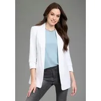 Laura Scott Longblazer mit gerafften Ärmeln
