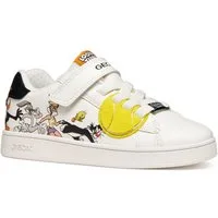 Geox J ECLYPER BOY Sneaker Klettschuh mit Looney Tunes Motiv, Größenschablone zum Download