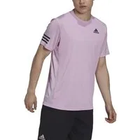 adidas Performance T-Shirt Club 3 Stripes violett Herren