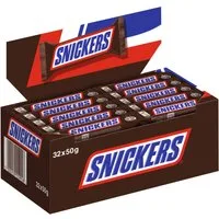 Mars GmbH Süßigkeit SNICKERS 32x50g, Schokolade, Erdnuss & Karamell