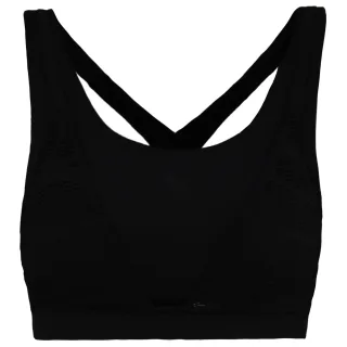 Puma Studio Lace Riemchen BH BH Impact Black Womens Training Crop Top 656685 01