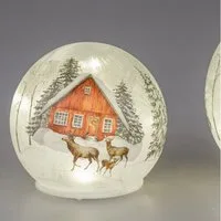 formano Tischleuchte Winterzeit, LED, mit Timerfunktion, Weiß, Winterzeit, H: cm