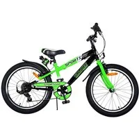 Volare Kinderfahrrad 20 Zoll Kinder Fahrrad Kinderfahrrad Rad Bike 7 Gang Sportivo Gr 22116, 7 Gang Shimano, Kettenschaltung, Seitenständer, Schutzbleche, Trinkflasche, Klingel