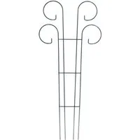 BURI Spalier Metall-Blumenspalier 90x41cm Rankgitter Pflanzenstütze Rankgestell