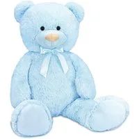 BRUBAKER Kuscheltier XXL Teddybär mit Schleife (1-St), 100 cm großer Teddy Bär, Stofftier Plüschtier
